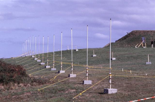 Receive antennas at Gijon